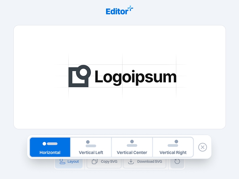 Layout on Logoipsum Editor
